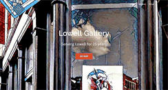 Desktop Screenshot of lowellgallery.com